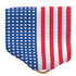1-1/2 x 1-3/8 Inch American Flag Pin Back Ribbon-Gold Ring-Brooches & Lapel Pins-Lapel Pin Corner