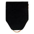 1-1/2 x 1-3/8 Inch Black Pin Back Ribbon-Brooches & Lapel Pins-Lapel Pin Corner