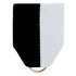 1-1/2 x 1-3/8 Inch Black and White Pin Back Ribbon-Brooches & Lapel Pins-Lapel Pin Corner