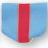 1-1/2 x 1-3/8 Inch Blue, Red, and Blue Pin Back Ribbon-Brooches & Lapel Pins-Lapel Pin Corner