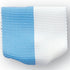 1-1/2 x 1-3/8 Inch Light Blue and White Pin Back Ribbon-Brooches & Lapel Pins-Lapel Pin Corner
