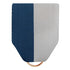 1-1/2 x 1-3/8 Inch Navy Blue and Grey Pin Back Ribbon-Brooches & Lapel Pins-Lapel Pin Corner