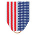 1-1/2 x 1-3/8 Inch Red, White, and Blue with Stars and Stripes Pin Back Ribbon-Brooches & Lapel Pins-Lapel Pin Corner