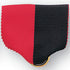 1-1/2 x 1-3/8 Inch Red and Black Pin Back Ribbon-Brooches & Lapel Pins-Lapel Pin Corner