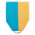 1-1/2 x 1-3/8 Inch Turquoise and Gold Pin Back Ribbon-Brooches & Lapel Pins-Lapel Pin Corner