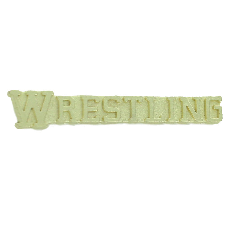 1-3/4 Inch Gold Wrestling Chenille Pin-Brooches & Lapel Pins-Lapel Pin Corner