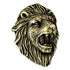 1-3/8 Inch Lion Mascot Antique Brass Pin-Brooches & Lapel Pins-Lapel Pin Corner