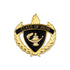 1 Inch Gold "Class of 2020" with Lamp of Learning and Wreaths Enameled Lapel Pin-Brooches & Lapel Pins-Lapel Pin Corner