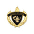 1 Inch Gold "Class of 2023" with Lamp of Learning and Wreaths Enameled Lapel Pin-Brooches & Lapel Pins-Lapel Pin Corner