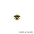 1 Inch Gold "Honor Society" with Lamp of Learning and Wreaths Enameled Lapel Pin-Brooches & Lapel Pins-Lapel Pin Corner