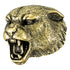1 Inch Panther Mascot Antique Brass Pin-Brooches & Lapel Pins-Lapel Pin Corner