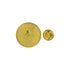 1 Inch Round Gold Enameled Robotics Lapel Pin-Brooches & Lapel Pins-Lapel Pin Corner