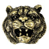 1 Inch Tiger Mascot Antique Brass Pin-Brooches & Lapel Pins-Lapel Pin Corner