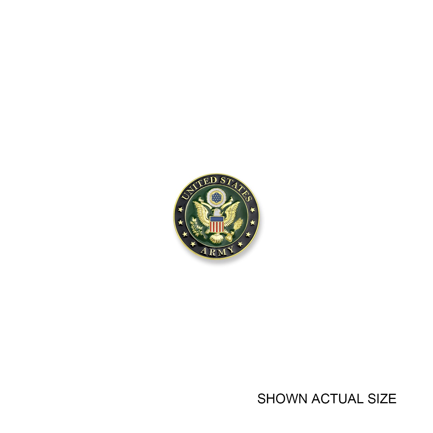 1 Inch United States Army Lapel Pin-Brooches & Lapel Pins-Lapel Pin Corner