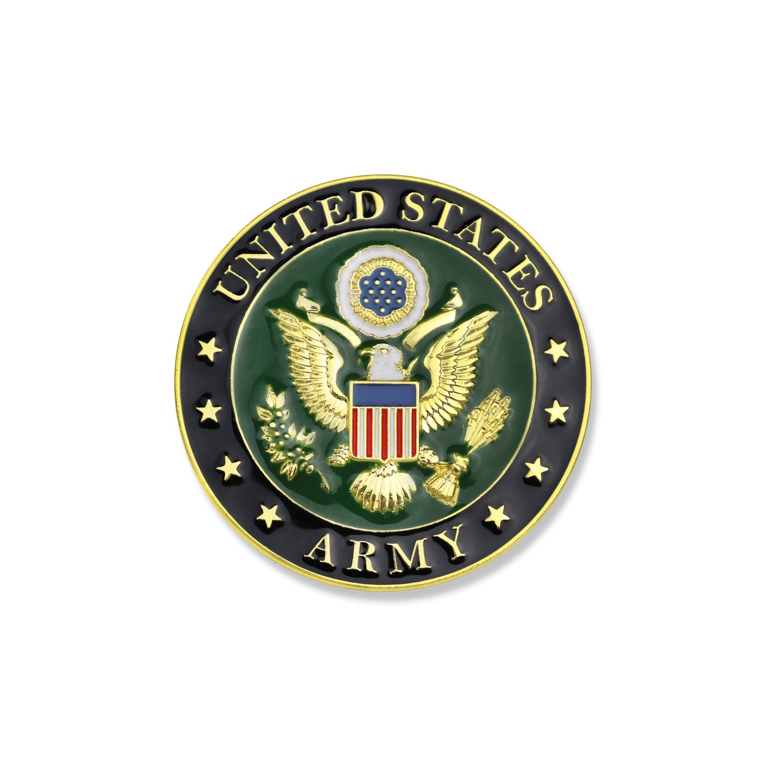 1 Inch United States Army Lapel Pin-Brooches & Lapel Pins-Lapel Pin Corner
