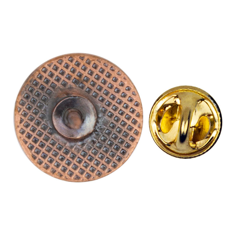 1/2 Inch Antique Bronze Reconciled in Christ Lapel Pin-Brooches & Lapel Pins-Lapel Pin Corner