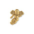 1/2 Inch Polished Gold Angel with Wings Lapel Pin-Brooches & Lapel Pins-Lapel Pin Corner
