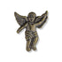 3/4 Inch Antique Gold Angel with Wings Lapel Pin-Brooches & Lapel Pins-Lapel Pin Corner