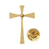 3/4 Inch Gold Maltese Cross Lapel Pin-Brooches & Lapel Pins-Lapel Pin Corner