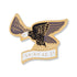 3/4 x 7/8 Inch Gold Enameled Eagle with Isaiah 40:31 Lapel Pin-Brooches & Lapel Pins-Lapel Pin Corner