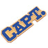 3/8 Inch "Captain" Enameled Pin-Brooches & Lapel Pins-Lapel Pin Corner