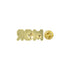 3/8 Inch Gold "MGR"-Manager Chenille Pin-Brooches & Lapel Pins-Lapel Pin Corner