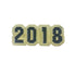 5/8 Inch 2018 Enameled Lapel Pin-Brooches & Lapel Pins-Lapel Pin Corner