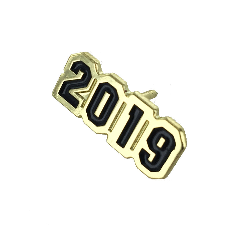 5/8 Inch 2019 Enameled Chenille Pin-Brooches & Lapel Pins-Lapel Pin Corner
