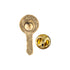5/8 Inch Gold Enameled Jesus Key Lapel Pin-Brooches & Lapel Pins-Lapel Pin Corner