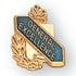 5/8 Inch Gold "General Excellence" with Torch and Wreath Enameled Lapel Pin-Brooches & Lapel Pins-Lapel Pin Corner