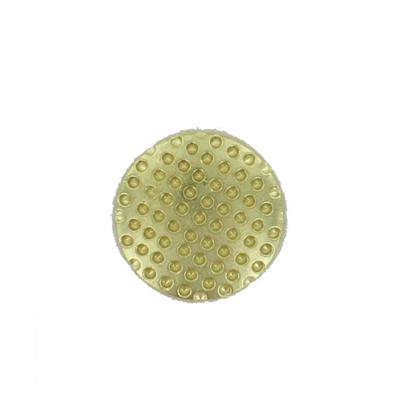 5/8 Inch Gold Golf Ball Chenille Pin-Brooches & Lapel Pins-Lapel Pin Corner