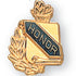 5/8 Inch Gold "Honor" with Torch and Wreath Enameled Lapel Pin-Brooches & Lapel Pins-Lapel Pin Corner