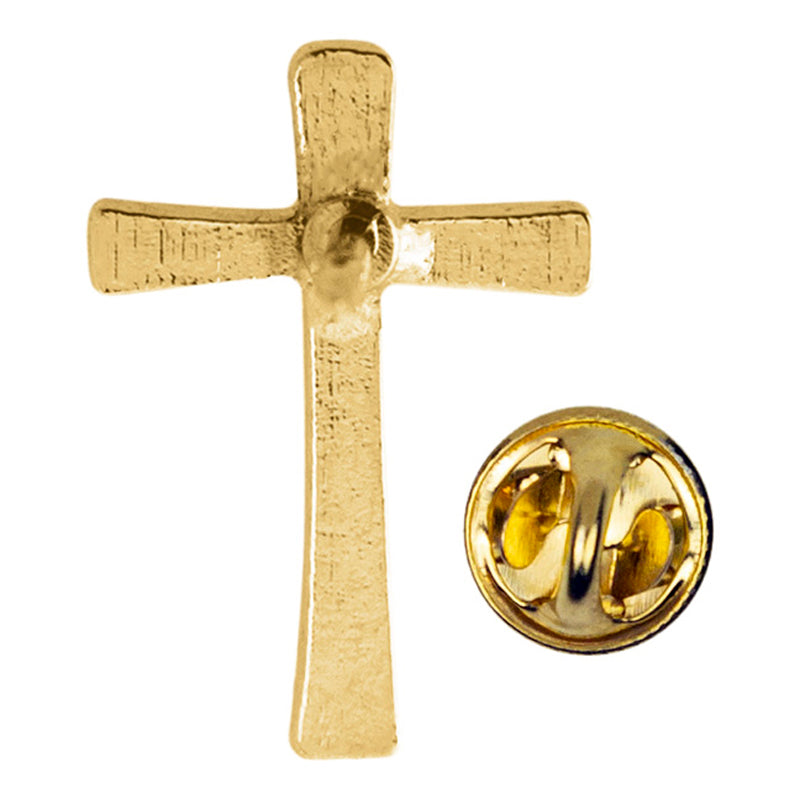 5/8 Inch Gold Maltese Cross Lapel Pin-Brooches & Lapel Pins-Lapel Pin Corner