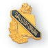 5/8 Inch Gold "Salutatorian" with Torch and Wreath Enameled Lapel Pin-Brooches & Lapel Pins-Lapel Pin Corner