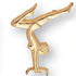 7/16 Inch Gold Female Gymnast Chenille Pin-Brooches & Lapel Pins-Lapel Pin Corner