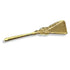 7/16 Inch Gold Lacrosse Stick Chenille Pin-Brooches & Lapel Pins-Lapel Pin Corner