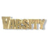 7/16 Inch Gold Varsity Chenille Pin-Brooches & Lapel Pins-Lapel Pin Corner