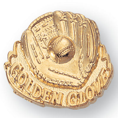 7/8 Inch Golden Glove Chenille Pin-Brooches & Lapel Pins-Lapel Pin Corner