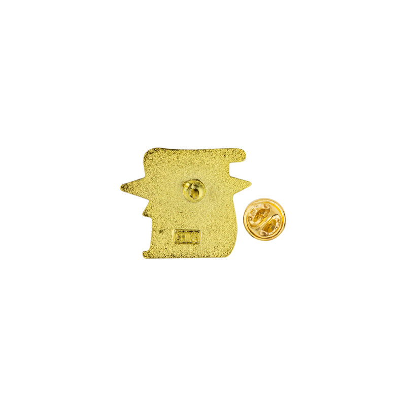 7/8 x 1 Inch Gold Graduation Hat & Scroll "Class of 2021" Lapel Pin-Brooches & Lapel Pins-Lapel Pin Corner