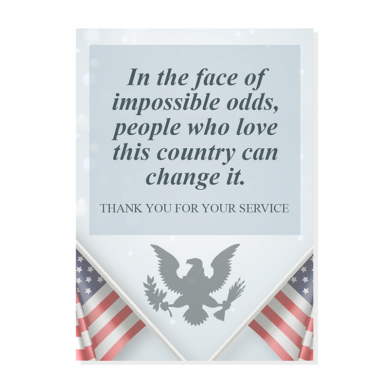United States Army Veteran "God Bless America" Appreciation Boxed Gift Set-Includes Decorative Card, Medallion Disc, and Lapel Pin-Brooches & Lapel Pins-Lapel Pin Corner