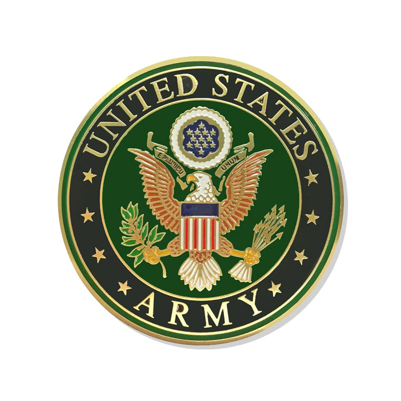 United States Army Veteran "God Bless America" Appreciation Boxed Gift Set-Includes Decorative Card, Medallion Disc, and Lapel Pin-Brooches & Lapel Pins-Lapel Pin Corner