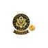 United States Army Veteran "God Bless America" Appreciation Boxed Gift Set-Includes Decorative Card, Medallion Disc, and Lapel Pin-Brooches & Lapel Pins-Lapel Pin Corner