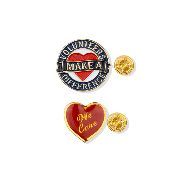 "Volunteers Are Special People" Appreciation Boxed Gift Set-Includes Verse Card, Keychain, and Lapel Pins-Brooches & Lapel Pins-Lapel Pin Corner